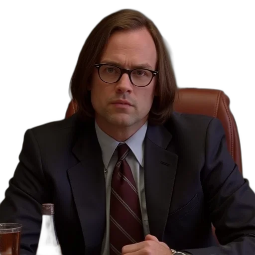 hair, face, jacket, office transparent PNG cut-out