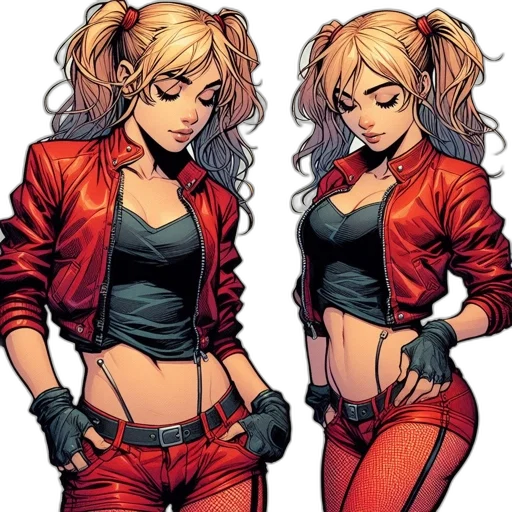 jacket, comic book art, concept art, cartoon transparent PNG cut-out