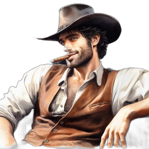 hat, photorealistic, concept art, oil painting transparent PNG cut-out