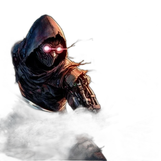 mask, face, staff, creature transparent PNG cut-out