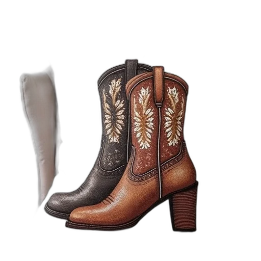 shoes, shoe, boots, pattern transparent PNG cut-out