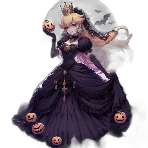 dress, staff, concept art, fantasy art transparent PNG cut-out
