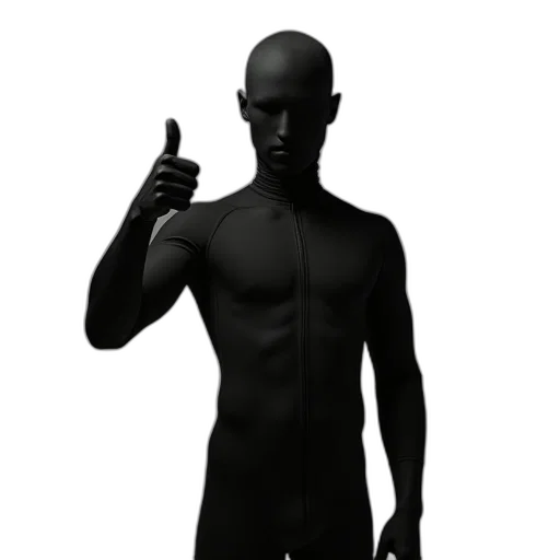 robot, mask, staff, creature transparent PNG cut-out