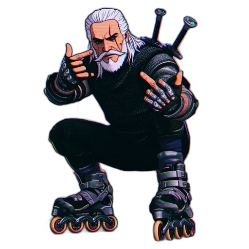 weapon, staff, robot, jacket transparent PNG cut-out