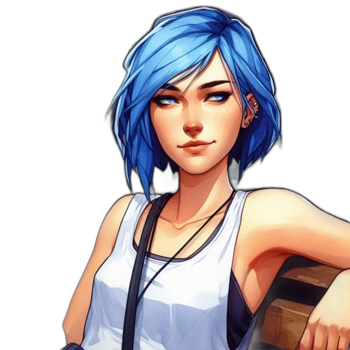 face, concept art, pixel art, fantasy art transparent PNG cut-out