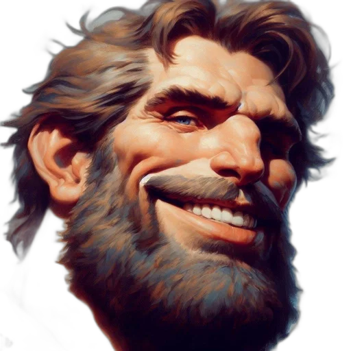 face, staff, creature, animal transparent PNG cut-out