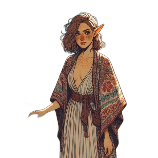 dress, concept art, fantasy art, watercolor transparent PNG cut-out
