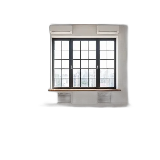 furniture, building, 3d render, spacious transparent PNG cut-out