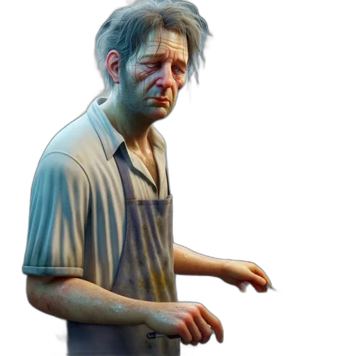 face, staff, creature, weapon transparent PNG cut-out