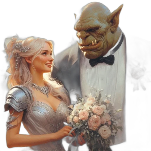concept art, fantasy art, comic book art, photorealistic transparent PNG cut-out