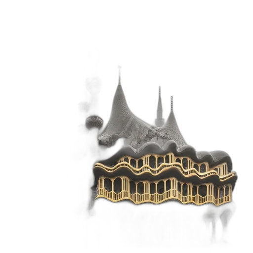 crown, building, dragon, concept art transparent PNG cut-out