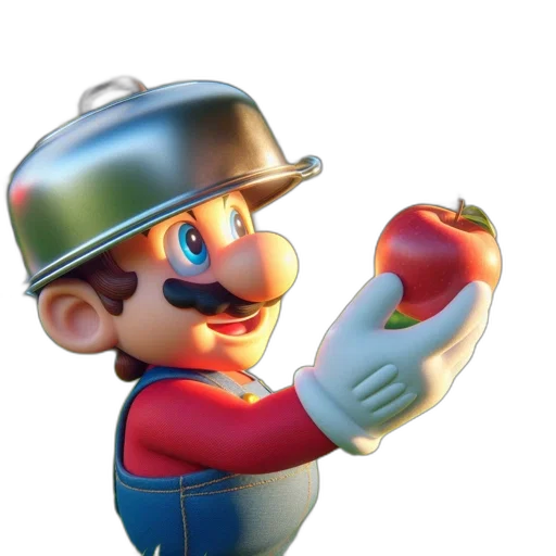 weapon, staff, hat, robot transparent PNG cut-out