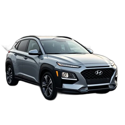 car, hyundai, vehicle, parked transparent PNG cut-out