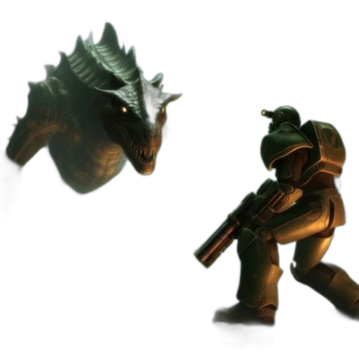 dragon, creature, weapon, animal transparent PNG cut-out