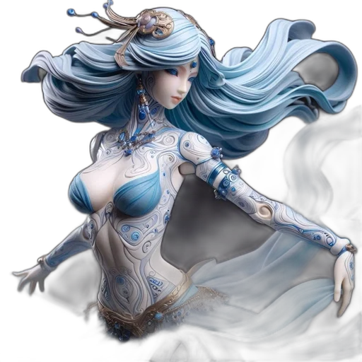 fantasy art, concept art, comic book art, photorealistic transparent PNG cut-out