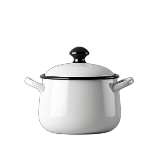 food, robot, 3d render, white transparent PNG cut-out