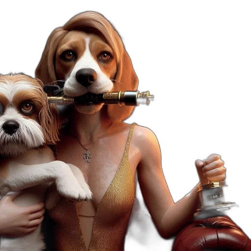 concept art, image, features, two transparent PNG cut-out