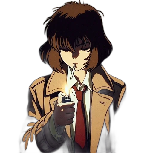 jacket, face, staff, robot transparent PNG cut-out