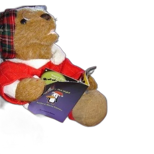 teddy, bear, dressed, festive transparent PNG cut-out