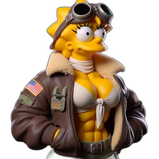 jacket, staff, 3d render, concept art transparent PNG cut-out