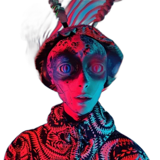 mask, hat, face, creature transparent PNG cut-out