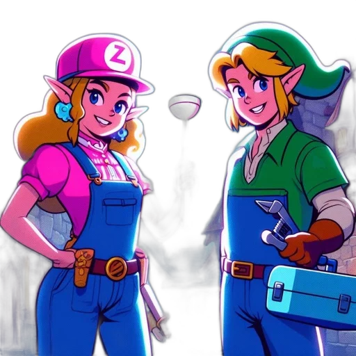 concept art, comic book art, pixel art, cartoon transparent PNG cut-out