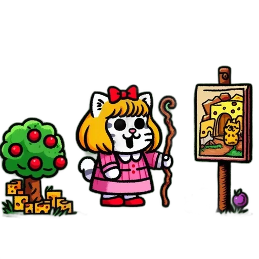 staff, weapon, animal, robot transparent PNG cut-out
