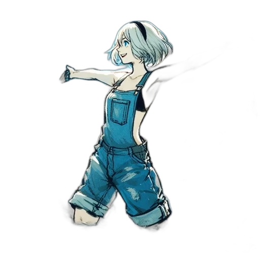 weapon, jacket, staff, robot transparent PNG cut-out