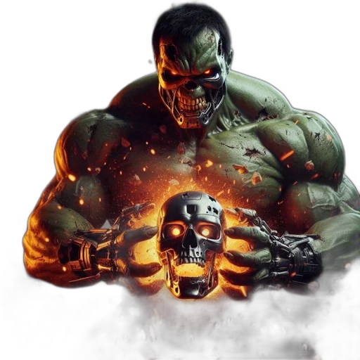 robot, comic book art, concept art, fantasy art transparent PNG cut-out