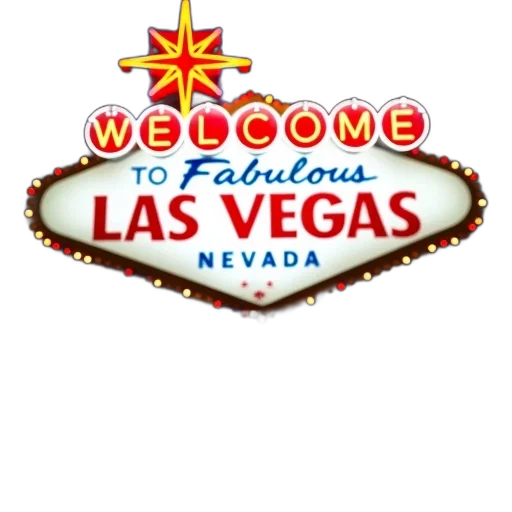 las, vegas, nevada, sign transparent PNG cut-out