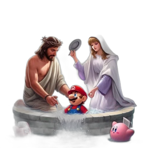 concept art, pixel art, fantasy art, 3d render transparent PNG cut-out
