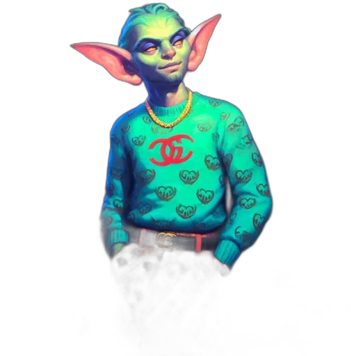 creature, staff, dragon, jacket transparent PNG cut-out