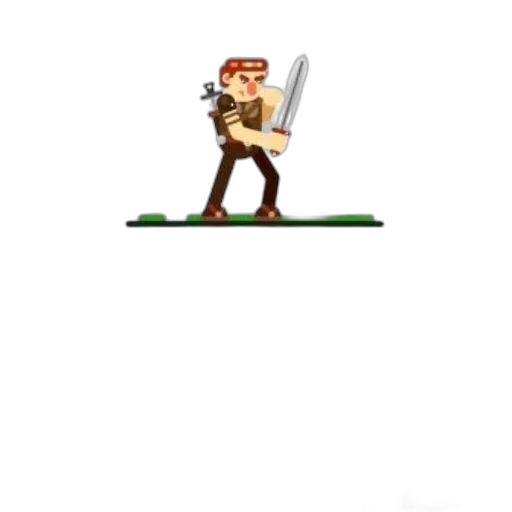 sword, staff, weapon, pixel art transparent PNG cut-out