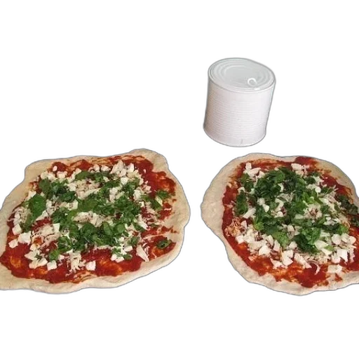 food, 3d render, photorealistic, two transparent PNG cut-out