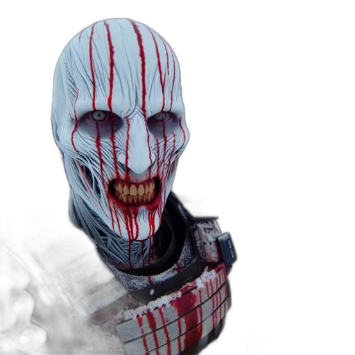 mask, face, creature, concept art transparent PNG cut-out