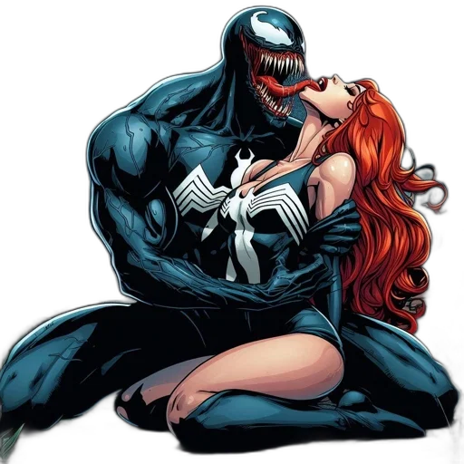 comic book art, concept art, underwater, dark transparent PNG cut-out