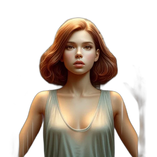 dress, face, mask, staff transparent PNG cut-out