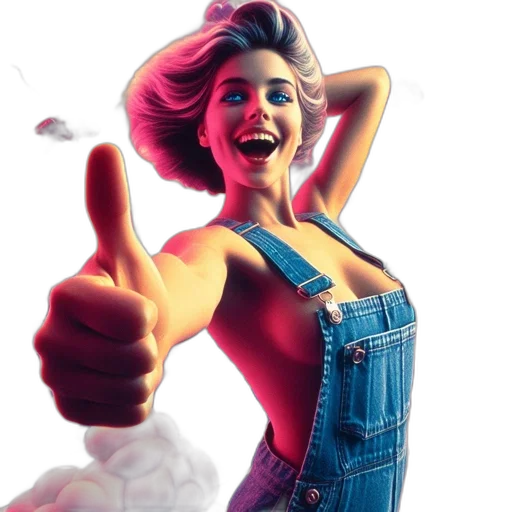 dress, concept art, 3d render, comic book art transparent PNG cut-out