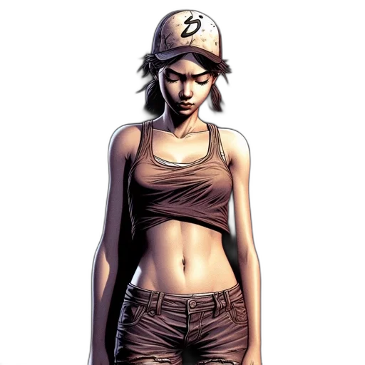 hat, comic book art, concept art, pixel art transparent PNG cut-out