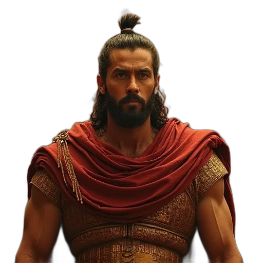 sword, hair, face, fantasy art transparent PNG cut-out