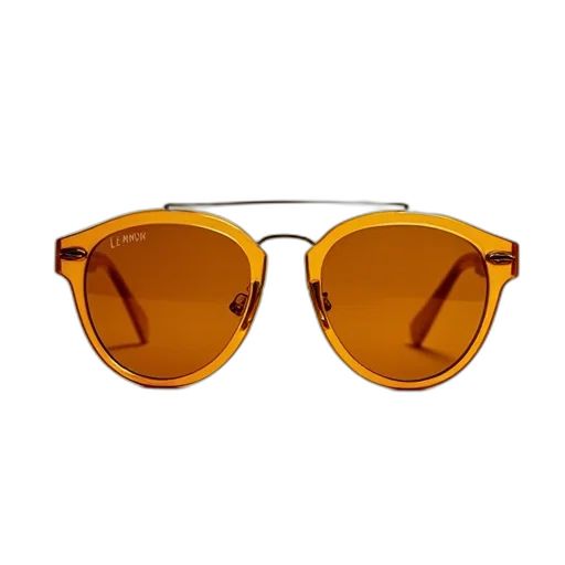 3d render, golden, photo, lennon transparent PNG cut-out