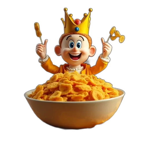 crown, food, hat, creature transparent PNG cut-out