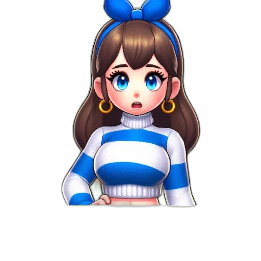dress, face, creature, hair transparent PNG cut-out