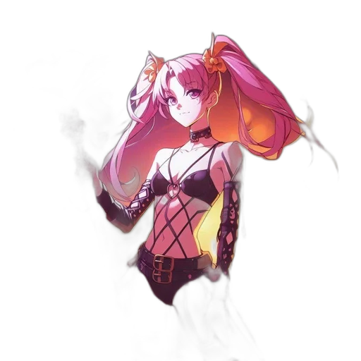 dress, staff, weapon, mask transparent PNG cut-out