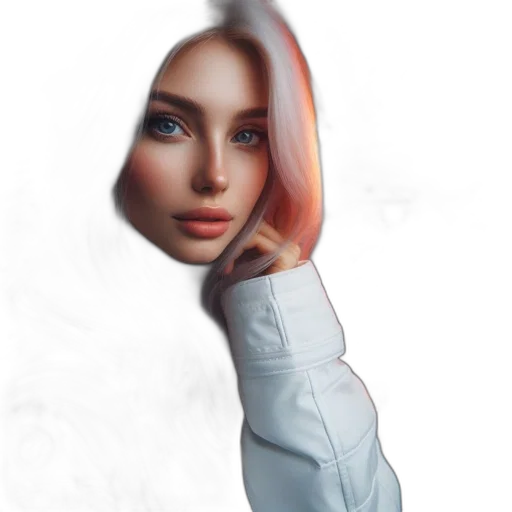 face, hair, robot, dress transparent PNG cut-out