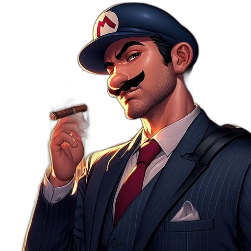 staff, hat, face, concept art transparent PNG cut-out