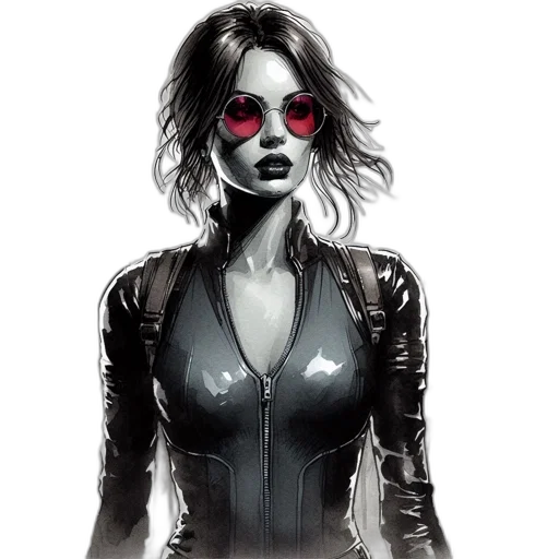 mask, jacket, face, comic book art transparent PNG cut-out