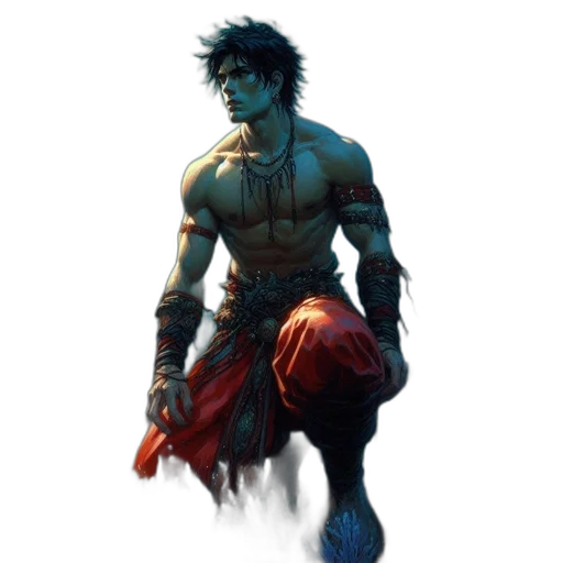 concept art, fantasy art, comic book art, pixel art transparent PNG cut-out