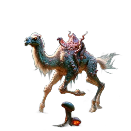 dragon, creature, animal, staff transparent PNG cut-out