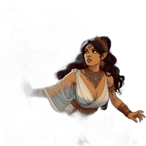 dress, fantasy art, concept art, pixel art transparent PNG cut-out